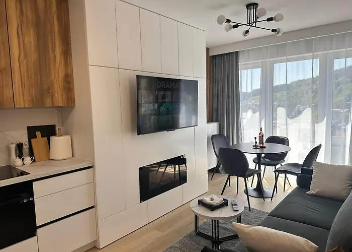 Aurum -krynica Zdroj Ul Cicha 16 12a1 Bezplatny Parking!! 公寓 克雷尼察